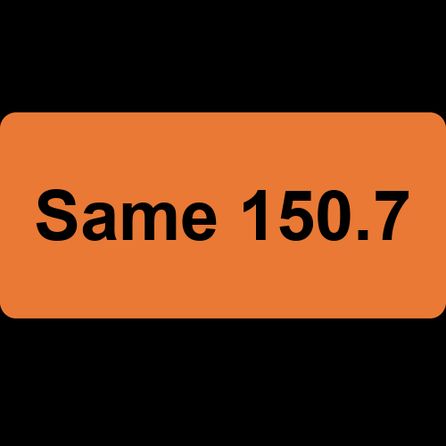 Same 150.7